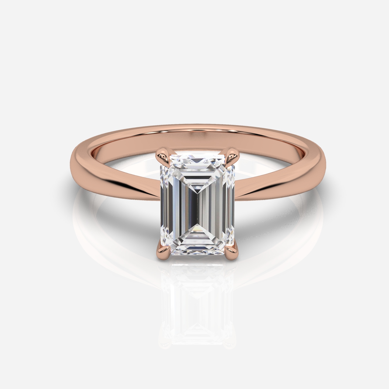 Ava Solitaire Emerald